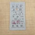 戦前の台湾鉄道切符